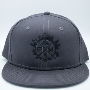 Gray Snapback Hat